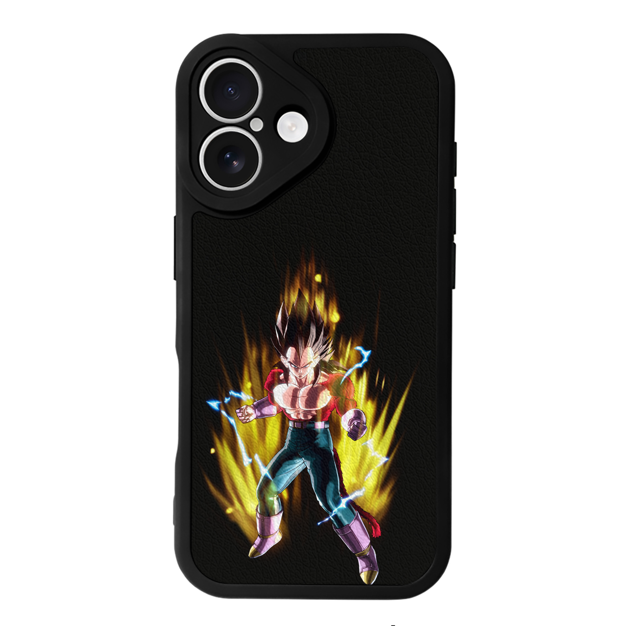 （画像用） ドラゴンボール ベジータ四世（Bejīta Yonsei）DRAGON BALL Vegeta IV 【iPhone 16シリーズ対応】シリコンスマホケース（レザー調） 材質：シリコン